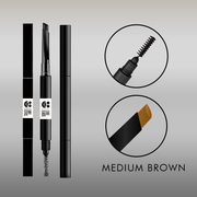 SHINY BEARDS© - Medium Brown Pencil